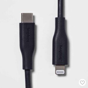 Brand New Black Heyday iPhone Lightning Charging Cable 4ft.